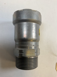 Viega MegaPressG Fitting - 25116: 1-1/4" Press x MPT Carbon Steel Gas Adapter