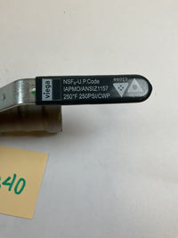 Viega MegaPress Fitting - 28925: 1" Ball Valve P1 x P2, Carbon Steel