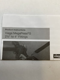 Viega MegaPressG Fitting - 28880: 3" Press x Flange Carbon Steel Gas ASME B16.5