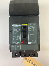 Square D PowerPacT - HGA36020 - 20A, 600V, 3 Pole, 3Ph Breaker