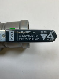 Viega MegaPress Fitting - 28940: 2" P x P Carbon Steel Ball Valve