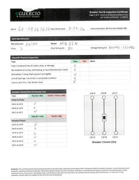 Eaton Cutler Hammer - HFD3080 - 125A, 600V, 3 Pole, 3Ph, 65k Breaker