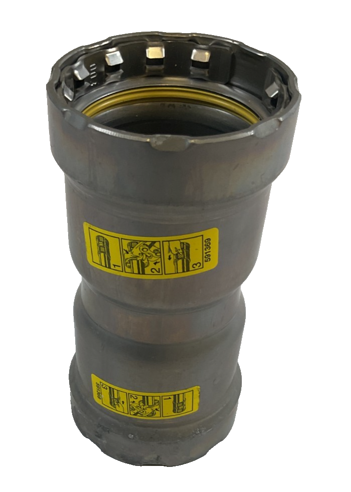 Viega MegaPressG Fitting - 25021: 1-1/2" Coupling with Stop