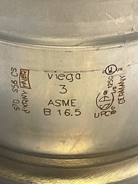 Viega MegaPressG Fitting - 28880: 3" Press x Flange Carbon Steel Gas ASME B16.5