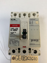 Eaton Cutler Hammer - HDF3125BP10 - 125A, 600V, 3 Pole, 3Ph, 65k Breaker