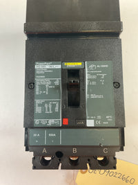 Square D PowerPacT - HGA36020 - 20A, 600V, 3 Pole, 3Ph Breaker