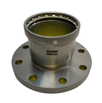 Viega MegaPress FKM Fitting - 26785: 4" Press x Flange Carbon Steel