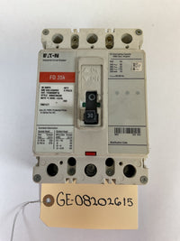 Eaton Cutler Hammer - FD3030BP10 - 30A, 600V, 3 Pole, 3Ph, 35k Breaker (Tested)