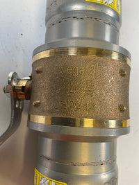 Viega MegaPressG Fitting - 30625: 2" Press x Press Bronze Gas Ball Valve