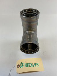 Viega MegaPress Fitting - 25325: 2" Tee P1 x P2 x P3, Carbon Steel