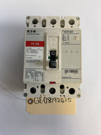 Eaton Cutler Hammer - FD3015BP10 - 15A, 600V, 3 Pole, 3Ph, 35k Breaker