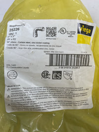 Viega MegaPressG Fitting - 25226 : 2" 90 Degree Elbow