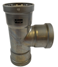 Viega MegaPress Fitting - 26565: 3" Carbon Steel XL Tee FKM