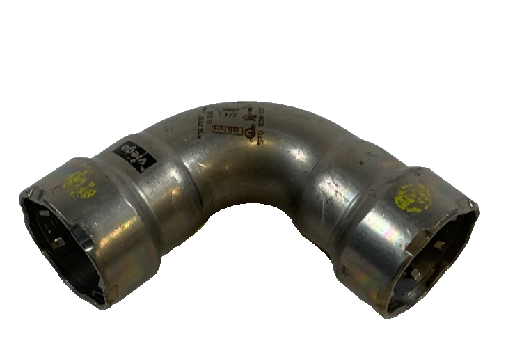 Viega MegaPressG Fitting - 25201: 1/2" Carbon Steel Gas 90° Elbow