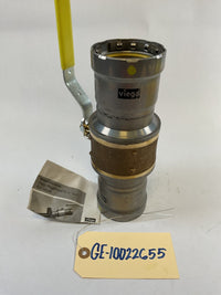 Viega MegaPressG Fitting - 30625: 2" Press x Press Bronze Gas Ball Valve