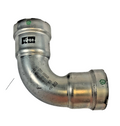 Viega MegaPress Fitting - 25220: 1-1/2" Carbon Steel 90° Elbow