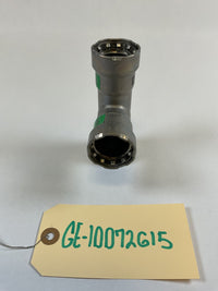 Viega MegaPress Fitting - 25305: 3/4" Tee P1 x P2 x P3, Carbon Steel