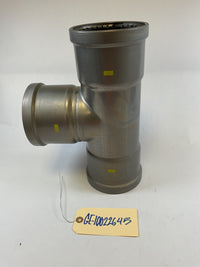 Viega MegaPressG Fitting - 28670: 4" Carbon Steel Gas XL Tee