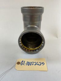 Viega MegaPressG Fitting - 28660: 2-1/2" Carbon Steel Gas XL Tee