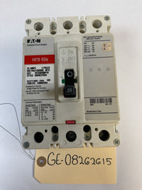 Eaton Cutler Hammer - HFD3020BP10 - 20A, 600V, 3 Pole, 3Ph, 65k Breaker