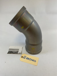 Viega MegaPressG Fitting - 28640: 4" Carbon Steel Gas XL 45 Elbow