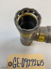 Viega MegaPressG Fitting - 25311: 1" Carbon Steel Gas Tee