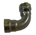 Viega MegaPressG Fitting - 25206: 3/4" Carbon Steel Gas 90 Elbow