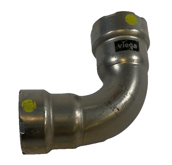 Viega MegaPressG Fitting - 25206: 3/4" Carbon Steel Gas 90 Elbow