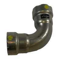 Viega MegaPressG Fitting - 25206: 3/4" Carbon Steel Gas 90 Elbow