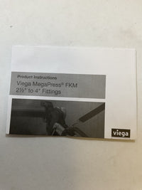 Viega MegaPress FKM Fitting - 26780: 3" Press x Flange Carbon Steel ASME B16.5