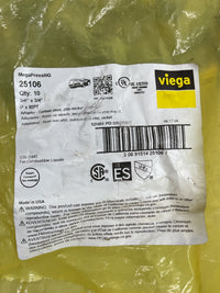 Viega MegaPressG Fitting - 25106: 3/4" x 3/4" Press x MPT Steel Gas Adapter