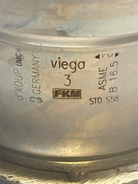 Viega MegaPress FKM Fitting - 26780: 3" Press x Flange Carbon Steel ASME B16.5