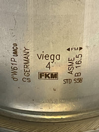 Viega MegaPress FKM Fitting - 26785: 4" Press x Flange Carbon Steel