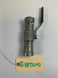Viega MegaPress Fitting - 28925: 1" Ball Valve P1 x P2, Carbon Steel