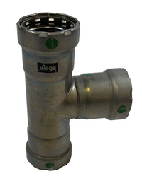 Viega MegaPress Fitting - 25310: 1" P x P x P Tee Carbon Steel