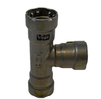 Viega MegaPressG Fitting - 25306: 3/4" Carbon Steel Gas Tee