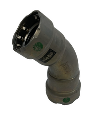Viega MegaPress Fitting - 25235: 3/4" P x P 45° Elbow Carbon Steel