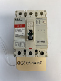 Eaton Cutler Hammer - FD3015BP10 - 15A, 600V, 3 Pole, 3Ph, 35k Breaker (Tested)