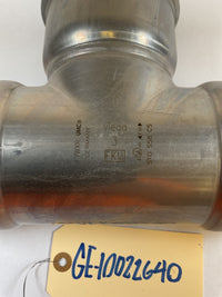 Viega MegaPress Fitting - 26565: 3" Carbon Steel XL Tee FKM