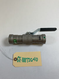 Viega MegaPress Fitting - 28925: 1" Ball Valve P1 x P2, Carbon Steel