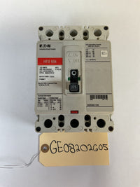 Eaton Industrial Circuit Breaker, 3-pole, 125 amp HDF3125BP10 (Tested)