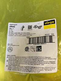 Viega MegaPressG Fitting - 28640: 4" Carbon Steel Gas XL 45 Elbow