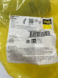 Viega MegaPressG Fitting - 25251: 1-1/2" 45 Degree Elbow