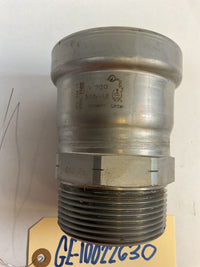 Viega MegaPressG Fitting - 28740: 2-1/2" Press x MPT Carbon Steel Gas XL Adapter