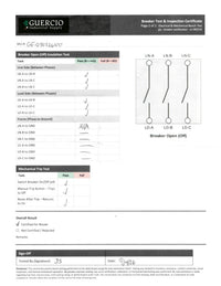 Square D - FA36025 - 25A, 600V, 3 Pole, 3Ph Breaker