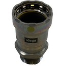 Viega MegaPressG Fitting - 25111: 1" Press x MPT Carbon Steel Gas Adapter