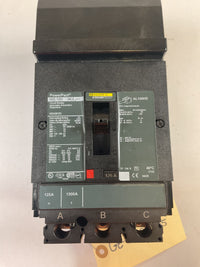 Square D PowerPacT - HGA36125  - 125A, 600V, 3 Pole, 3Ph Breaker